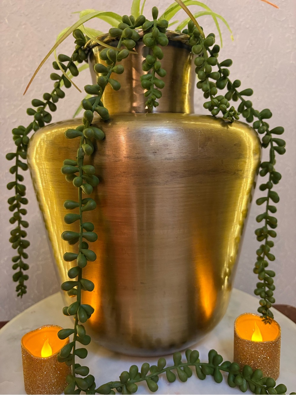 Vintage Brass Planter